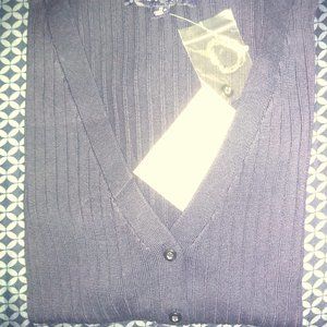 NWT cardigan sweater with contrast on wrist